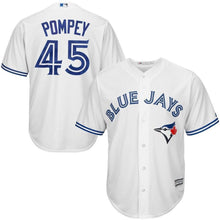 Load image into Gallery viewer, Dalton Pompey Toronto Blue Jays Majestic Cool Base Player Jersey - White