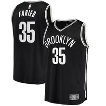 Load image into Gallery viewer, Kenneth Faried Brooklyn Nets Fanatics Branded Fast Break Jersey - Icon Edition - Black