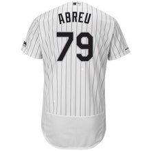 Load image into Gallery viewer, Jose Abreu Chicago White Sox Majestic Alternate Flex Base Collection Player Jersey - Black/White