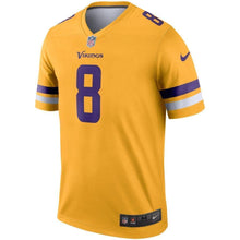 Load image into Gallery viewer, Kirk Cousins Minnesota Vikings Nike Inverted Legend Jersey - Gold