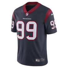 Load image into Gallery viewer, J.J. Watt Houston Texans Nike Vapor Limited Jersey - Navy