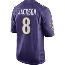 Load image into Gallery viewer, Lamar Jackson Baltimore Ravens Nike Game Jersey - Purple
