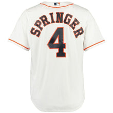 Load image into Gallery viewer, George Springer Houston Astros Majestic Official Cool Base Player Jersey - White