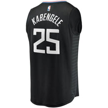 Load image into Gallery viewer, Mfiondu Kabengele LA Clippers Fanatics Branded Fast Break Replica Jersey Black - Statement Edition