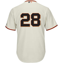 Load image into Gallery viewer, Buster Posey San Francisco Giants Majestic Official Team Cool Base Player Jersey - Cream