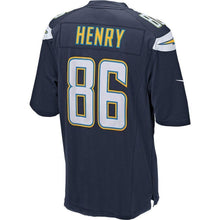 Load image into Gallery viewer, Hunter Henry Los Angeles Chargers Nike Game Jersey - Navy