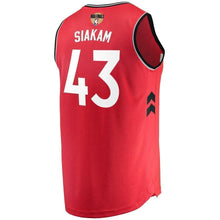 Load image into Gallery viewer, Pascal Siakam Toronto Raptors 2019 NBA Finals Bound Fast Break Player Jersey Red - Icon Edition