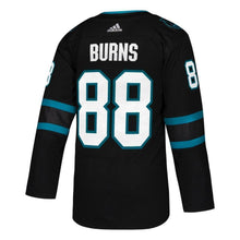 Load image into Gallery viewer, Brent Burns San Jose Sharks adidas Alternate Player Jersey - Black