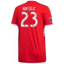 Load image into Gallery viewer, Nemanja Nikolic Chicago Fire 2018 Primary Player Jersey – Red