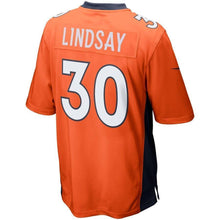 Load image into Gallery viewer, Phillip Lindsay Denver Broncos Nike Player Game Jersey - Orange