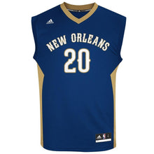 Load image into Gallery viewer, Mens New Orleans Pelicans Quincy Pondexter adidas Navy Blue Road Jersey