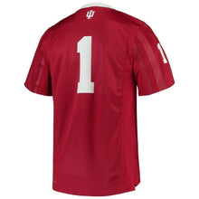 Load image into Gallery viewer, Indiana Hoosiers adidas Team Premier Football Jersey - Crimson