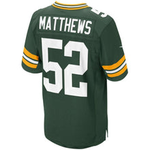 Load image into Gallery viewer, Clay Matthews Green Bay Packers Nike Elite Jersey - Green