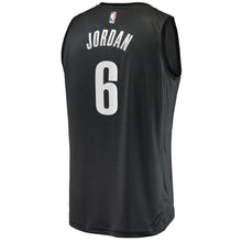 Load image into Gallery viewer, DeAndre Jordan Brooklyn Nets Fanatics Branded Fast Break Jersey Charcoal - Statement Edition