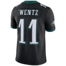 Load image into Gallery viewer, Carson Wentz Philadelphia Eagles Nike Vapor Untouchable Limited Player Jersey - Black