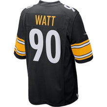 Load image into Gallery viewer, T.J. Watt Pittsburgh Steelers Nike Game Jersey - Black