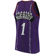 Load image into Gallery viewer, Tracy McGrady Toronto Raptors Mitchell &amp; Ness 1998-99 Hardwood Classics Swingman Jersey - Purple/White