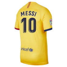 Load image into Gallery viewer, Lionel Messi Barcelona 2019/20 Away Stadium Player Jersey – Yellow
