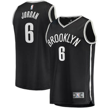 Load image into Gallery viewer, DeAndre Jordan Brooklyn Nets Fanatics Branded Fast Break Replica Jersey Black - Icon Edition