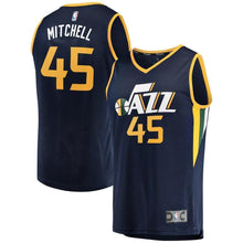 Load image into Gallery viewer, Donovan Mitchell Utah Jazz Fanatics Branded Fast Break Jersey Navy - Icon Edition