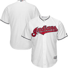 Load image into Gallery viewer, Cleveland Indians Majestic Official Cool Base Jersey - White