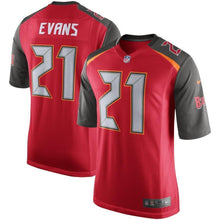 Load image into Gallery viewer, Justin Evans Tampa Bay Buccaneers Nike Player Game Jersey - Red