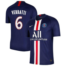 Load image into Gallery viewer, Marco Verratti Paris Saint-Germain Home Soccer Jersey 2019-20 – Navy
