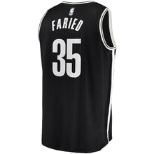 Load image into Gallery viewer, Kenneth Faried Brooklyn Nets Fanatics Branded Fast Break Jersey - Icon Edition - Black