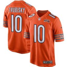 Load image into Gallery viewer, Mitchell Trubisky Chicago Bears Nike 100th Season Game Jersey - Orange