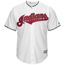 Load image into Gallery viewer, Cleveland Indians Majestic Official Cool Base Jersey - White