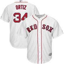 Load image into Gallery viewer, David Ortiz Boston Red Sox Majestic Home Official Cool Base Player Jersey - White