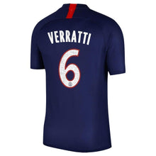 Load image into Gallery viewer, Marco Verratti Paris Saint-Germain Home Soccer Jersey 2019-20 – Navy