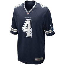 Load image into Gallery viewer, Dak Prescott Dallas Cowboys Nike Game Jersey - Navy
