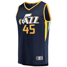 Load image into Gallery viewer, Donovan Mitchell Utah Jazz Fanatics Branded Fast Break Jersey Navy - Icon Edition