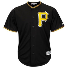 Load image into Gallery viewer, Gregory Polanco Pittsburgh Pirates Majestic Cool Base Player Jersey - Black
