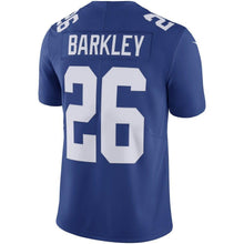 Load image into Gallery viewer, Saquon Barkley New York Giants Nike Team Color Vapor Untouchable Limited Jersey - Royal