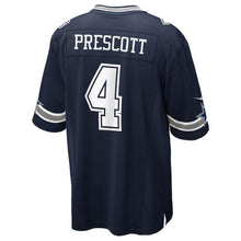 Load image into Gallery viewer, Dak Prescott Dallas Cowboys Nike Game Jersey - Navy