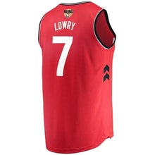 Load image into Gallery viewer, Kyle Lowry Toronto Raptors 2019 NBA Finals Bound Fast Break Player Jersey Red - Icon Edition