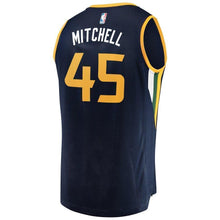 Load image into Gallery viewer, Donovan Mitchell Utah Jazz Fanatics Branded Fast Break Jersey Navy - Icon Edition