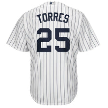 Load image into Gallery viewer, Gleyber Torres New York Yankees Majestic Official Cool Base Player Jersey - White/Navy