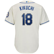 Load image into Gallery viewer, Yusei Kikuchi Seattle Mariners Majestic Official Cool Base Player Jersey – White/Cream