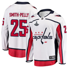 Load image into Gallery viewer, Devante Smith-Pelly Washington Capitals Fanatics Branded 2018 Stanley Cup Champions Away Breakaway Player Jersey - White