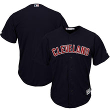 Load image into Gallery viewer, Cleveland Indians Majestic  Alternate Cool Base Replica Team Jersey - Navy