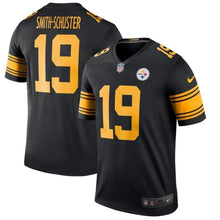 Load image into Gallery viewer, JuJu Smith-Schuster Pittsburgh Steelers Nike Color Rush Legend Player Jersey - Black