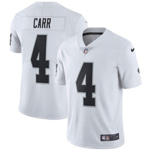 Load image into Gallery viewer, Derek Carr Oakland Raiders Nike Vapor Untouchable Limited Player Jersey - White