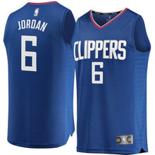 Load image into Gallery viewer, DeAndre Jordan LA Clippers Fanatics Branded Fast Break Replica Jersey Blue - Icon Edition