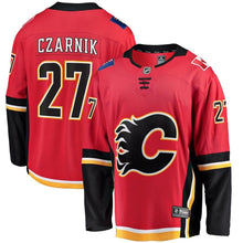 Load image into Gallery viewer, Austin Czarnik Calgary Flames Fanatics Branded Home Breakaway Player Jersey - Red
