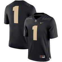 Load image into Gallery viewer, Purdue Boilermakers Nike Team Game Football Jersey - Black
