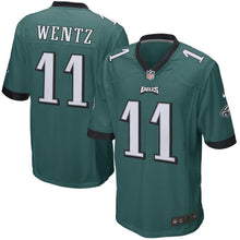 Load image into Gallery viewer, Carson Wentz Philadelphia Eagles Nike Game Jersey - Green