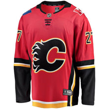 Load image into Gallery viewer, Austin Czarnik Calgary Flames Fanatics Branded Home Breakaway Player Jersey - Red